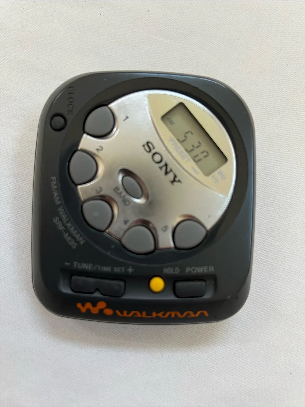 Sony SRF-M35 Black Walkman Portable Headphone Jack Radio AM/FM Stereo Receiver
